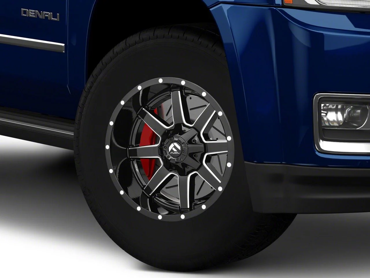 Fuel Wheels Maverick Gloss Black Milled 6-Lug Wheel; 17x9; -12mm Offset (15-20 Yukon)