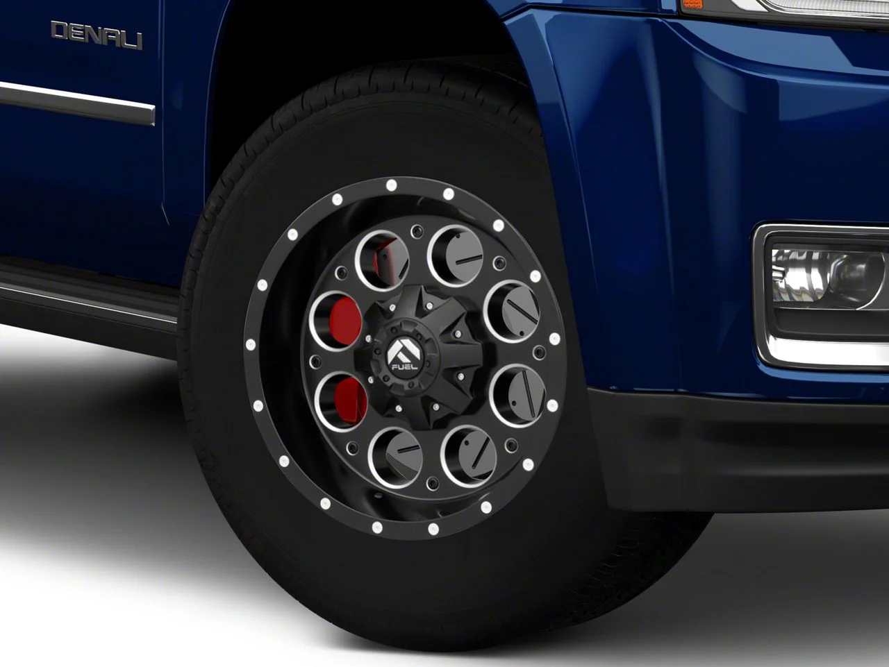 Fuel Wheels Revolver Matte Black Milled 6-Lug Wheel; 18x9; -12mm Offset (15-20 Yukon)