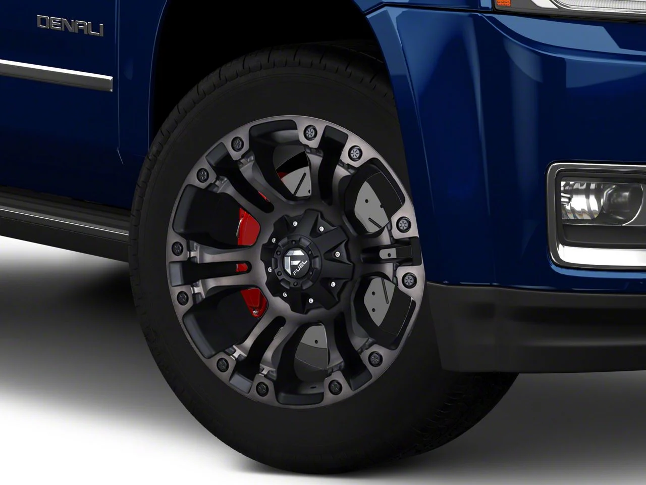 Fuel Wheels Vapor Matte Black Double Dark Tint 6-Lug Wheel; 20x9; 20mm Offset (15-20 Yukon)