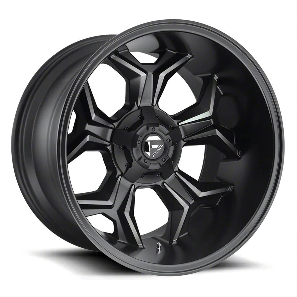 Fuel Wheels Avenger Matte Black Double Dark Tint 6-Lug Wheel; 20x9; 1mm Offset (19-26 RAM 1500)