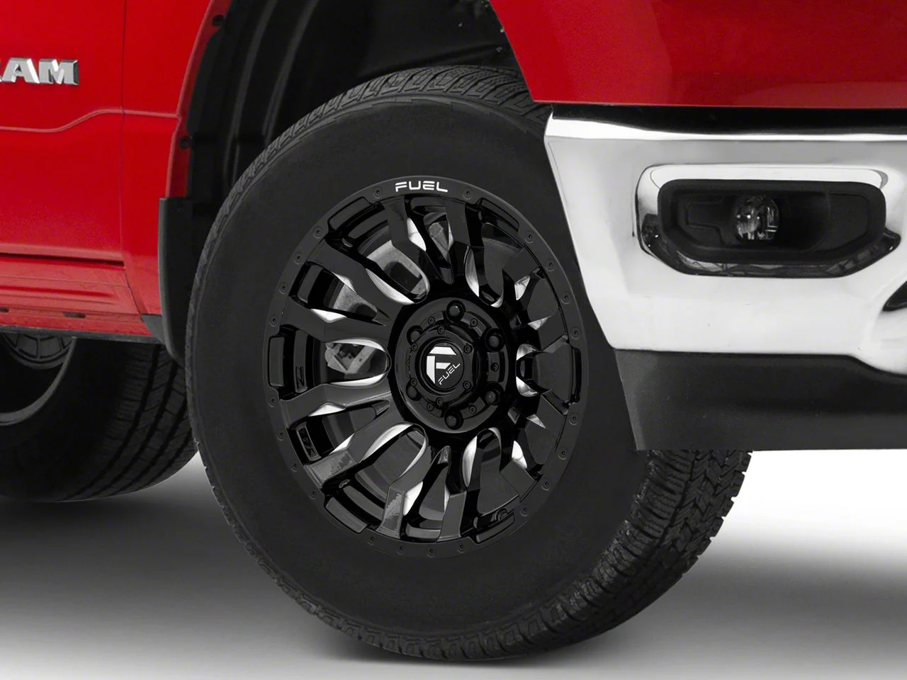 Fuel Wheels Blitz Gloss Black Milled 6-Lug Wheel; 18x9; -12mm Offset (19-26 RAM 1500)