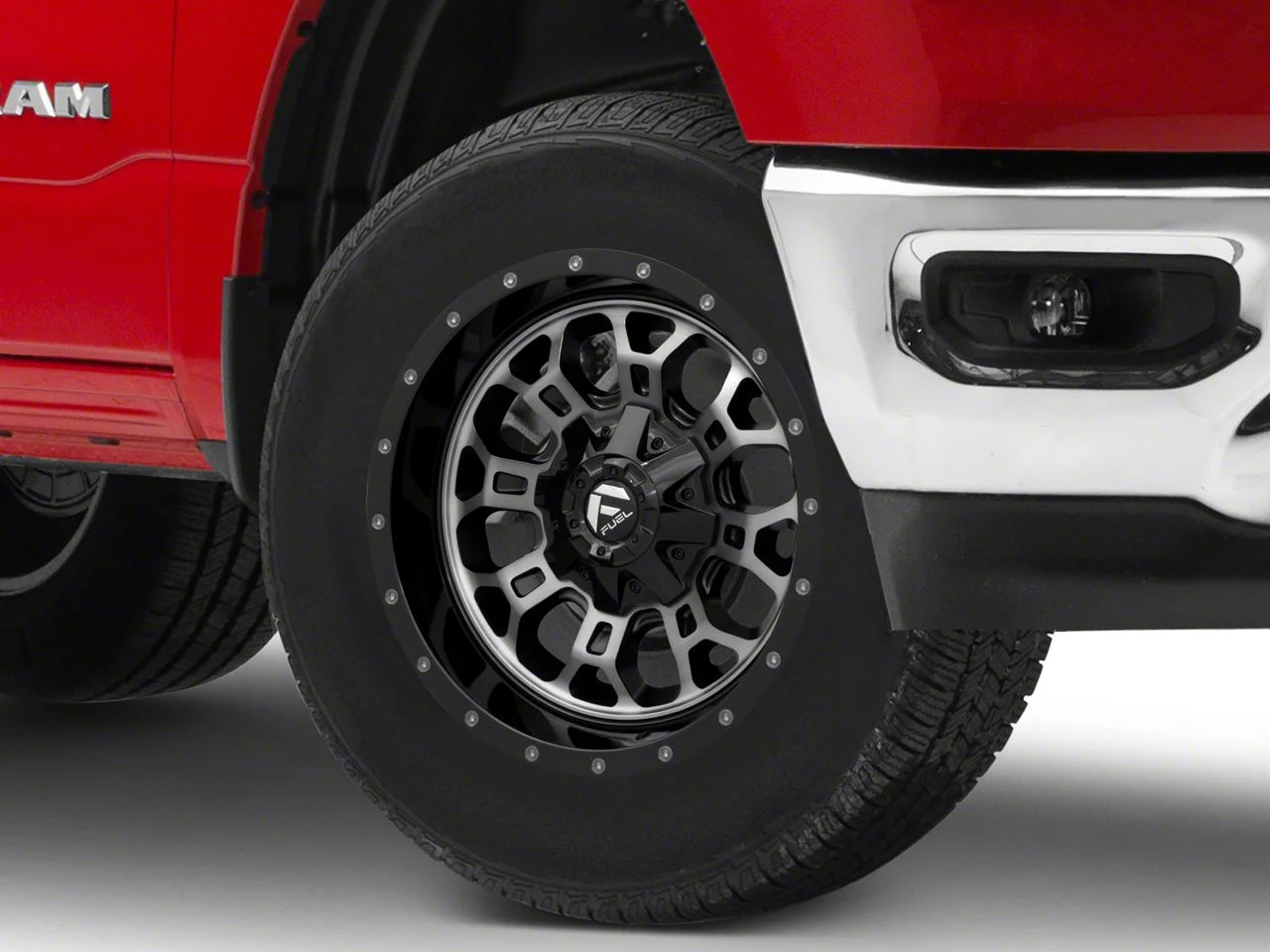 Fuel Wheels Crush Gloss Machined Double Dark Tint 6-Lug Wheel; 18x9; 19mm Offset (19-26 RAM 1500)
