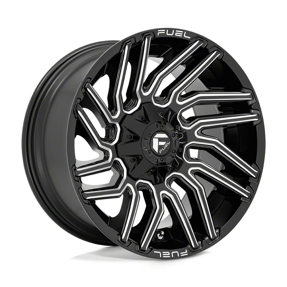 Fuel Wheels Typhoon Gloss Black Milled 6-Lug Wheel; 20x9; 1mm Offset (19-26 RAM 1500)