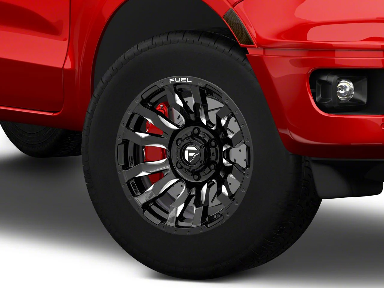 Fuel Wheels Blitz Gloss Black Milled 6-Lug Wheel; 18x9; 20mm Offset (19-23 Ranger)