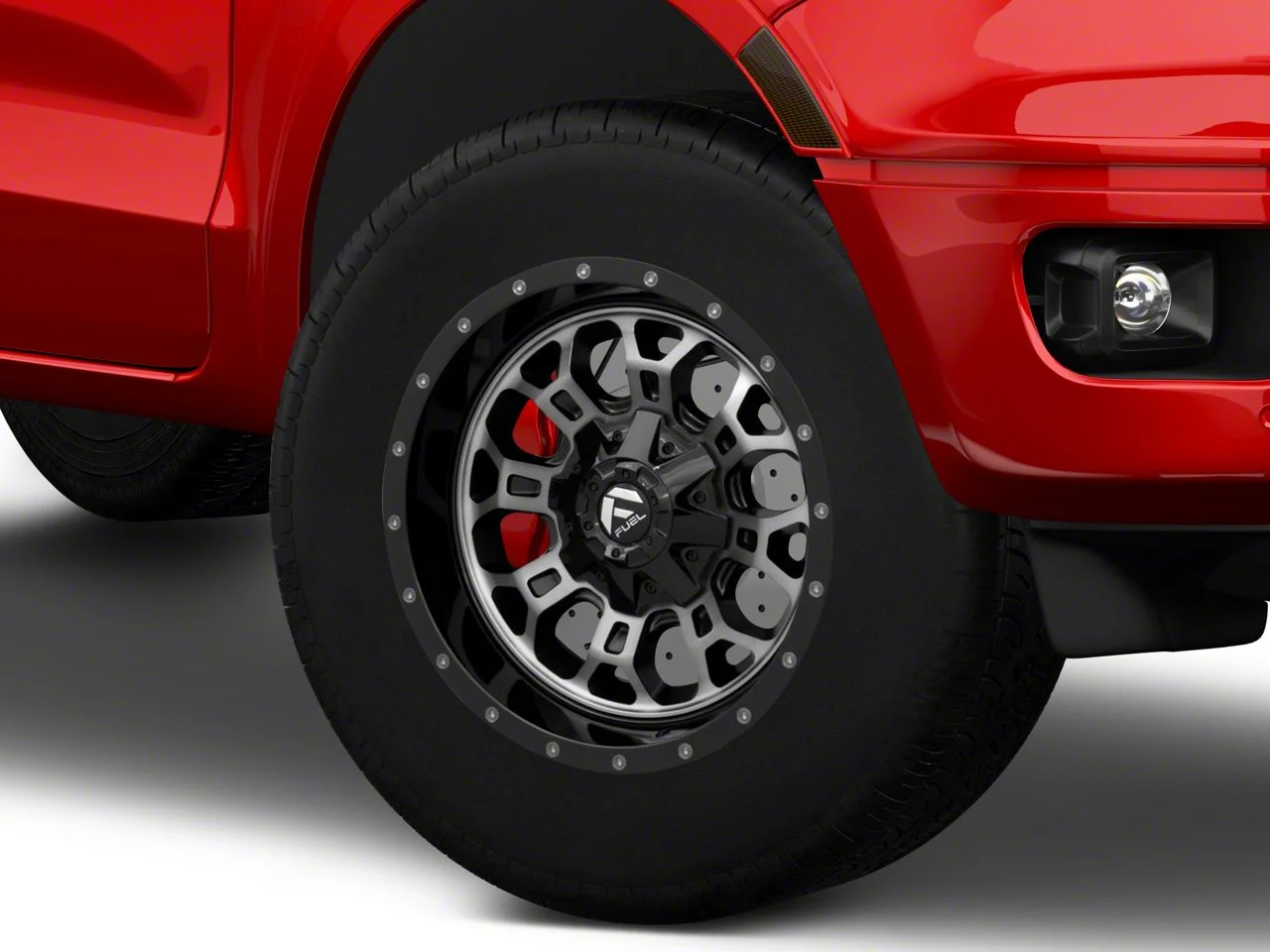 Fuel Wheels Crush Gloss Machined Double Dark Tint 6-Lug Wheel; 18x9; -12mm Offset (19-23 Ranger)