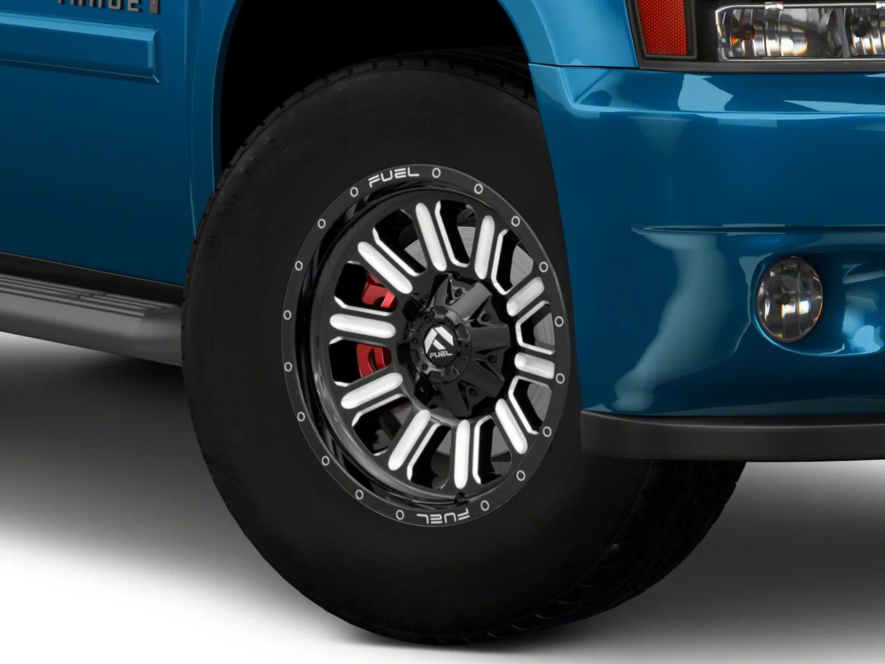Fuel Wheels Hardline Gloss Black Milled 6-Lug Wheel; 18x9; 20mm Offset (19-23 Ranger)