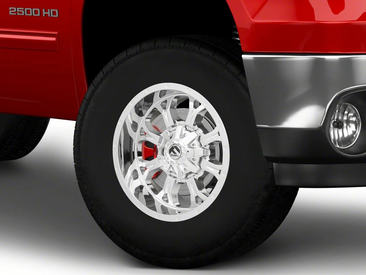 Fuel Wheels Krank Chrome 8-Lug Wheel; 17x9; 1mm Offset (07-10 Sierra 2500 HD)