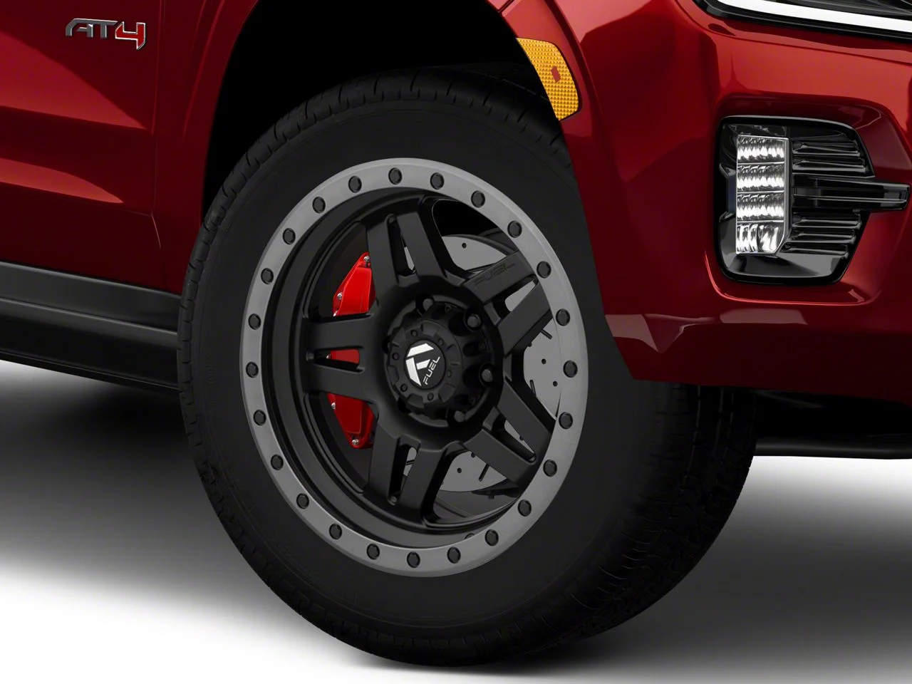 Fuel Wheels Anza Matte Black with Anthracite Ring 6-Lug Wheel; 20x9; 1mm Offset (21-26 Yukon)