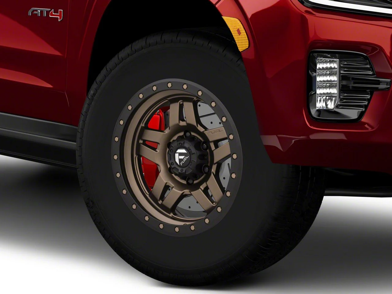 Fuel Wheels Anza Matte Bronze with Black Ring 6-Lug Wheel; 18x9; 1mm Offset (21-26 Yukon)