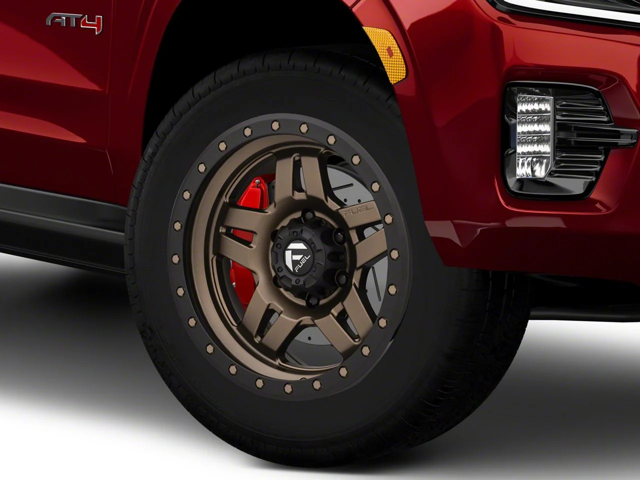 Fuel Wheels Anza Matte Bronze with Black Ring 6-Lug Wheel; 20x9; 1mm Offset (21-26 Yukon)