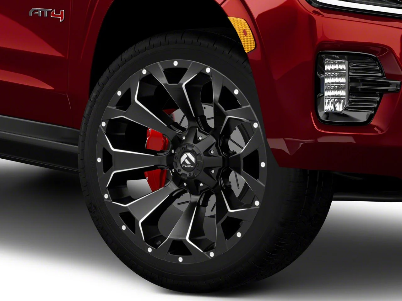 Fuel Wheels Assault Matte Black Milled 6-Lug Wheel; 24x11; -24mm Offset (21-26 Yukon)