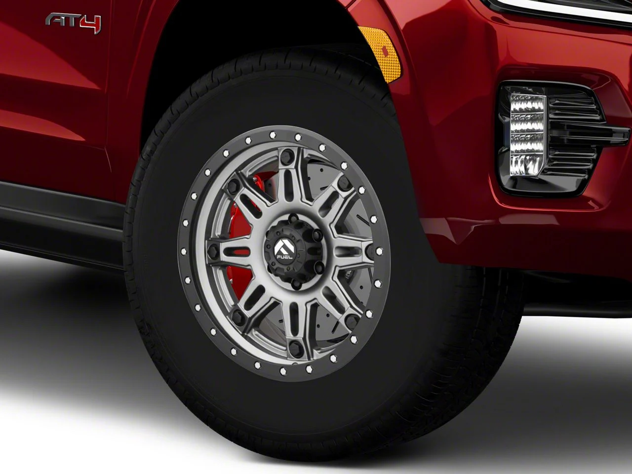 Fuel Wheels Hostage III Anthracite with Black Ring 6-Lug Wheel; 18x9; 20mm Offset (21-26 Yukon)