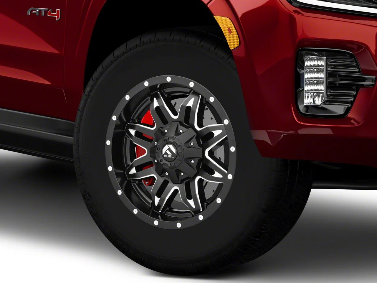 Fuel Wheels Lethal Matte Black Milled 6-Lug Wheel; 18x9; -12mm Offset (21-26 Yukon)