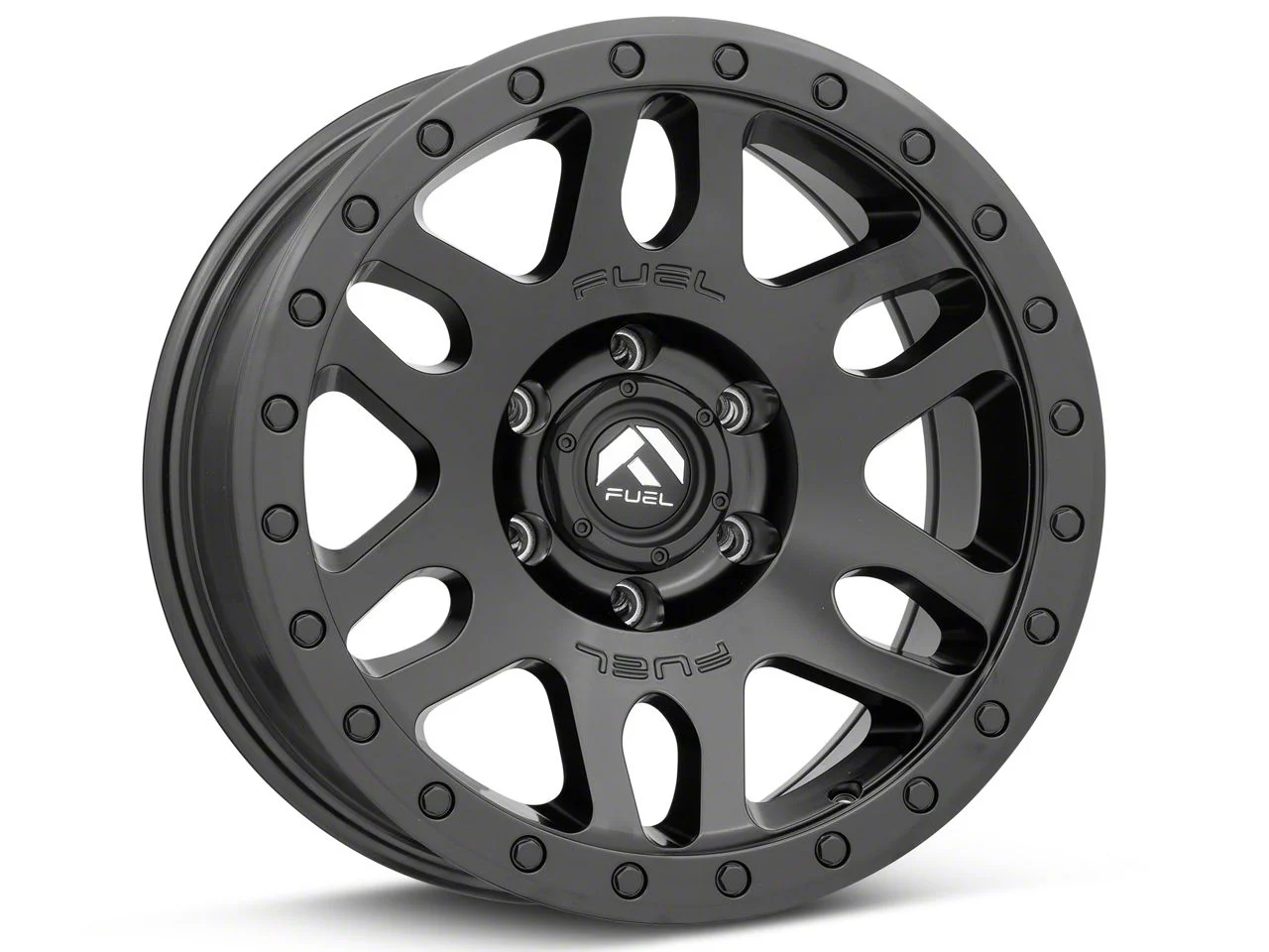 Fuel Wheels Recoil Matte Black 6-Lug Wheel; 17x8.5; -6mm Offset (21-26 Yukon)