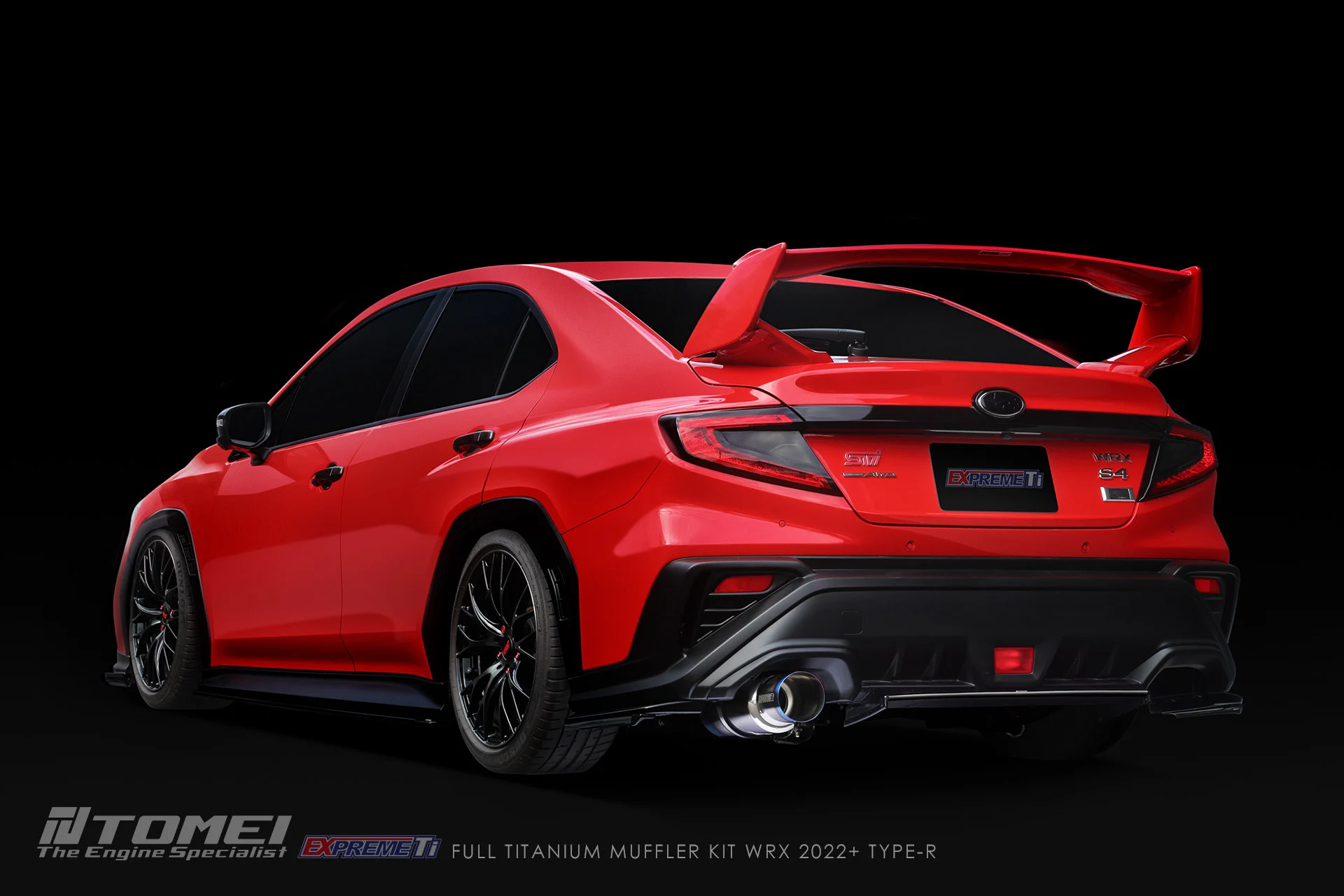 TOMEI FULL TITANIUM MUFFLER EXPREME Ti WRX 2022+ TYPE-R (SINGLE)