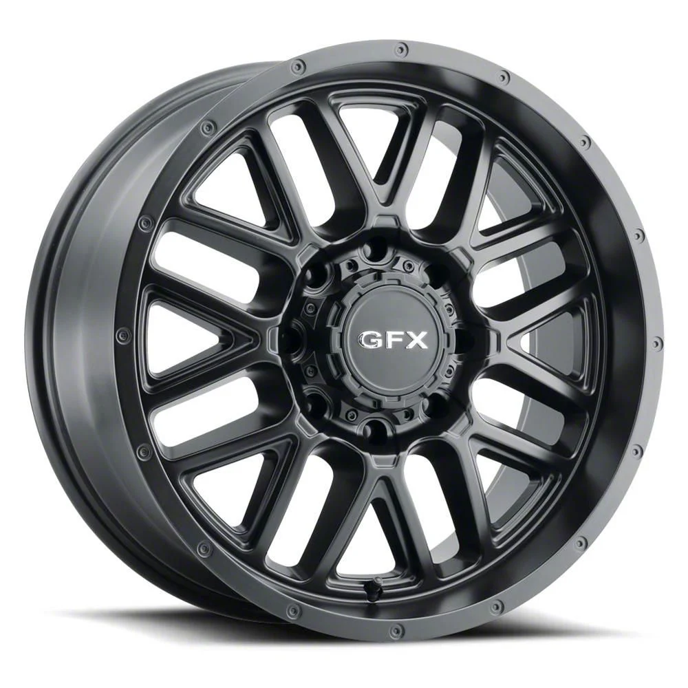G-FX TM-5 Matte Black 8-Lug Wheel; 20x10; -19mm Offset (11-16 F-250 Super Duty)