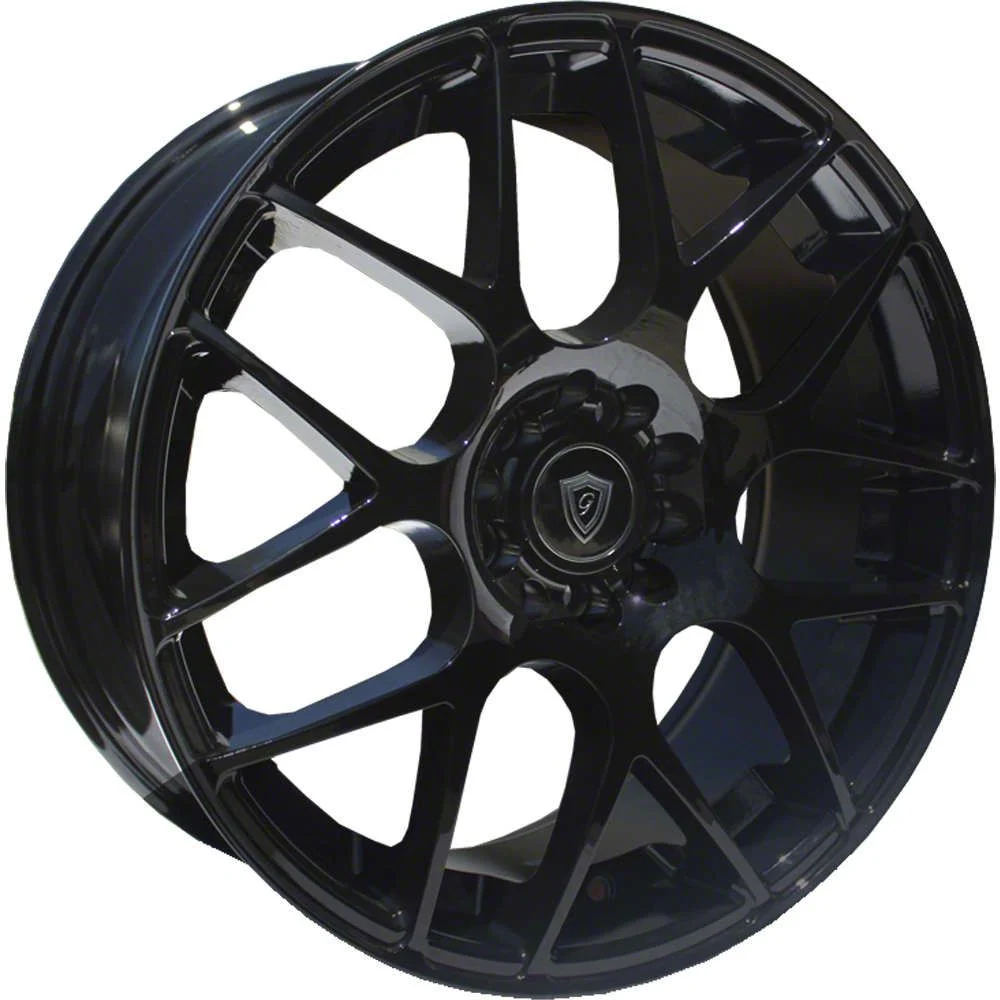 G-Line Alloys G0056 Gloss Black Wheel; 18x8; 35mm Offset (05-09 Mustang GT, V6)