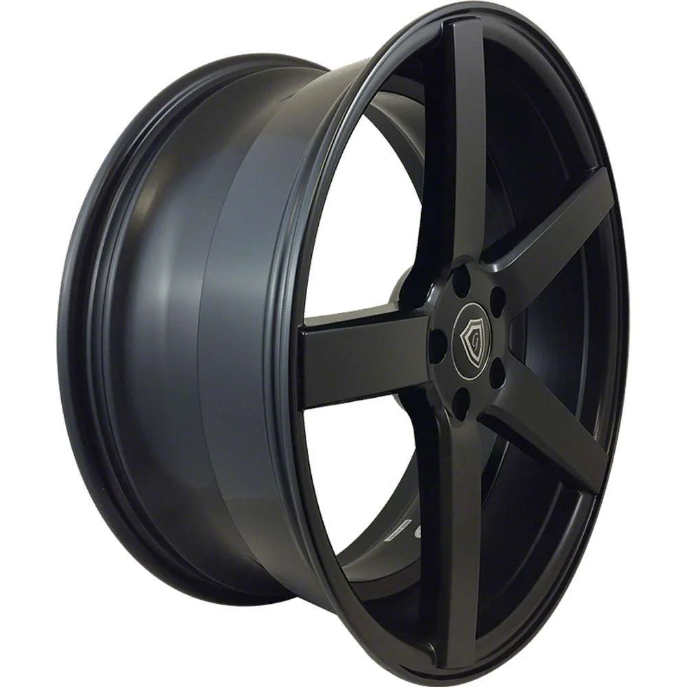 G-Line Alloys G5178 Satin Black Wheel; Rear Only; 20x10; 38mm Offset (05-09 Mustang)
