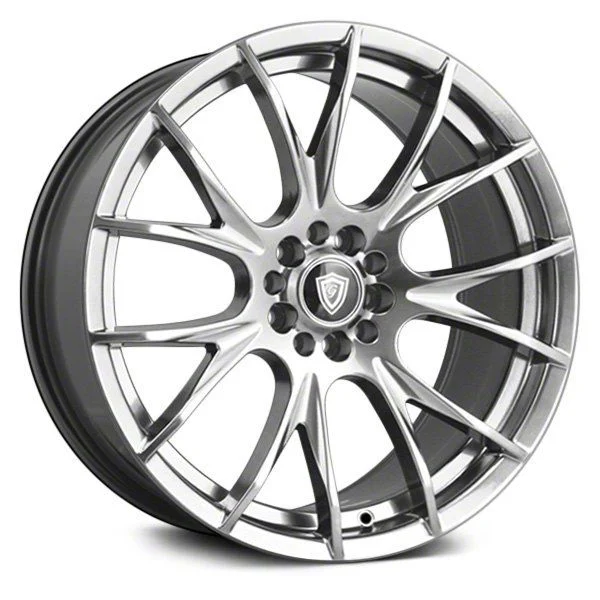 G-Line Alloys G7016 Hyper Black Wheel; 18x8.5; 35mm Offset (05-09 Mustang GT, V6)