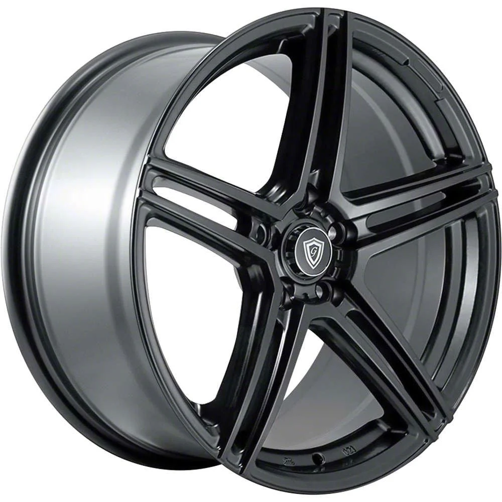 G-Line Alloys G5086 Satin Black Wheel; 18x8; 35mm Offset (10-14 Mustang GT w/o Performance Pack, V6)