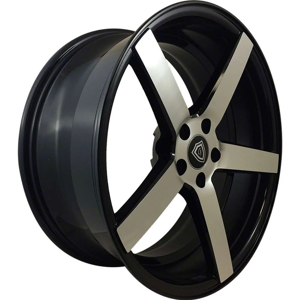 G-Line Alloys G5178 Gloss Black Machined Wheel; 20x8.5; 35mm Offset (10-14 Mustang)