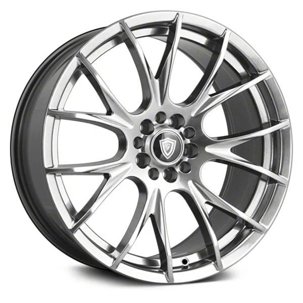 G-Line Alloys G7016 Hyper Black Wheel; 18x8.5; 35mm Offset (10-14 Mustang GT w/o Performance Pack, V6)