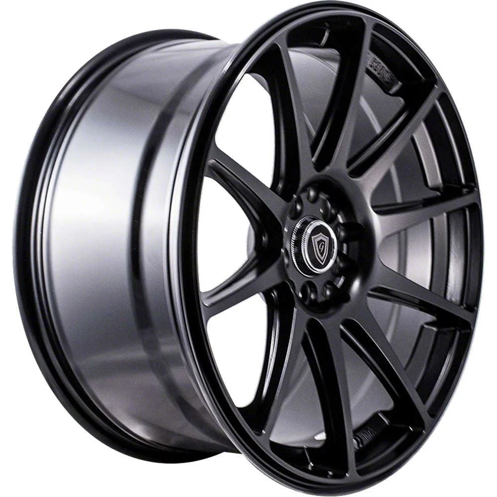 G-Line Alloys G0051 Satin Black Wheel; 18x8.5; 35mm Offset (15-23 Mustang EcoBoost w/o Performance Pack, V6)