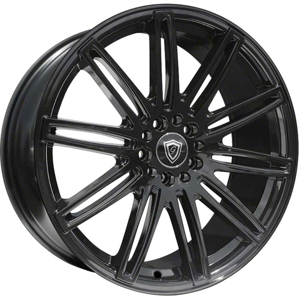 G-Line Alloys G1043 Gloss Black Wheel; 20x8.5; 35mm Offset (15-23 Mustang GT, EcoBoost, V6)