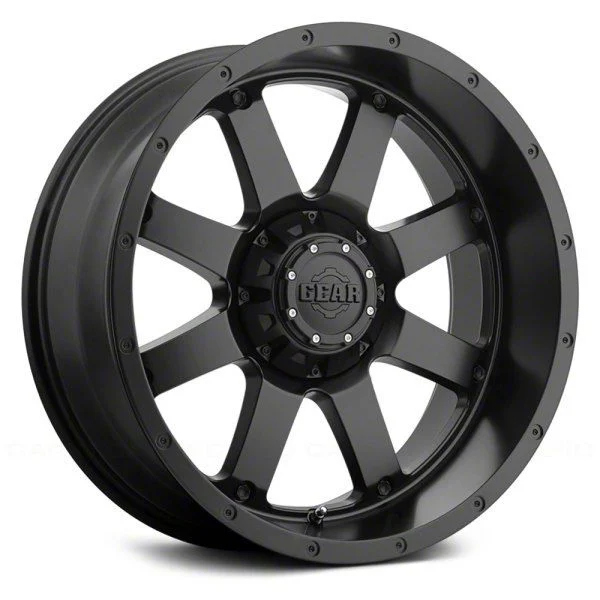 Gear Off-Road Big Block Satin Black 6-Lug Wheel; 20x9; 18mm Offset (07-14 Yukon)
