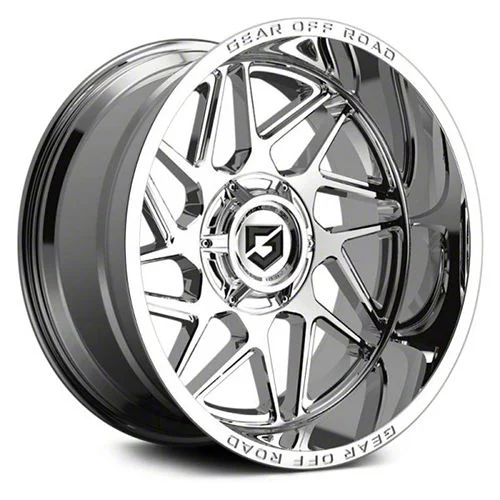 Gear Off-Road Ratio Chrome 6-Lug Wheel; 22x10; 10mm Offset (07-14 Yukon)