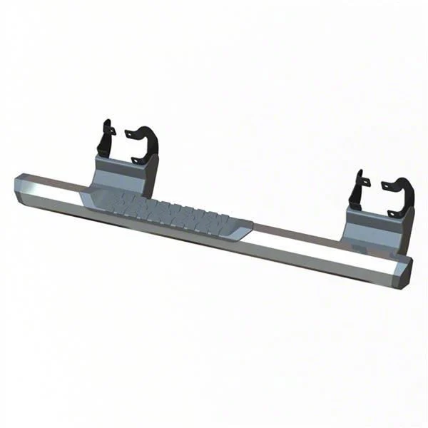 GEM Tubes Octa Series Nerf Side Step Bars; Chrome (17-26 F-250 Super Duty Regular Cab)