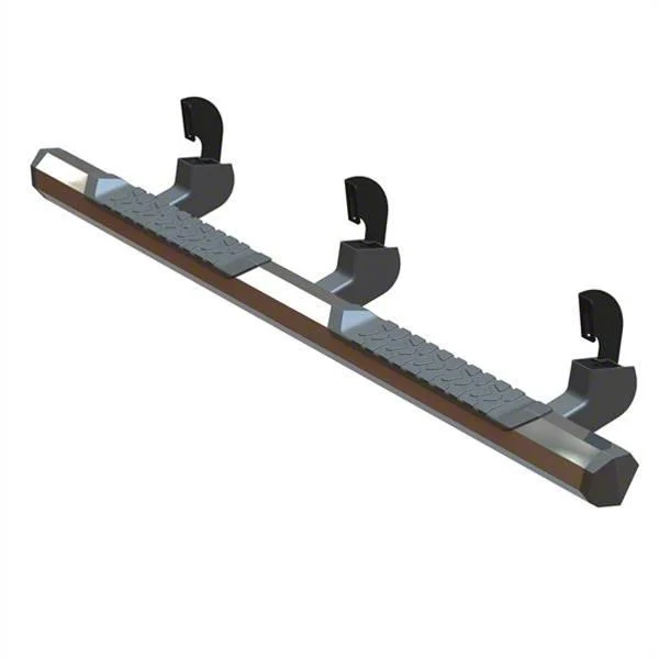 GEM Tubes Octa Series Nerf Side Step Bars; Chrome (07-14 6.0L Sierra 2500 HD Extended Cab)