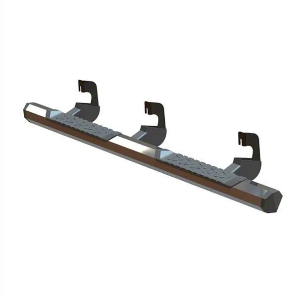 GEM Tubes Octa Series Nerf Side Step Bars; Chrome (15-19 6.0L Sierra 2500 HD Double Cab)