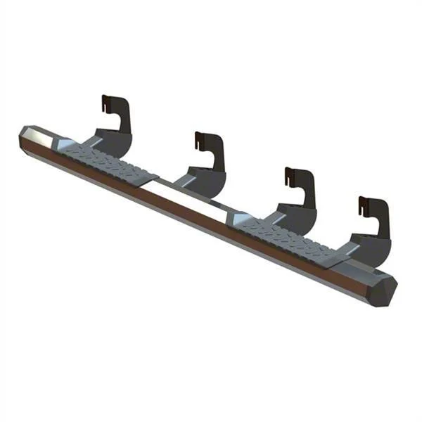 GEM Tubes Octa Series Nerf Side Step Bars; Chrome (15-19 6.0L Sierra 2500 HD Crew Cab)