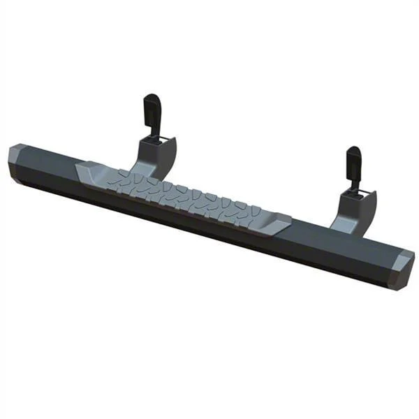 GEM Tubes Octa Series Nerf Side Step Bars; Textured Black (07-14 6.0L Sierra 2500 HD Regular Cab)