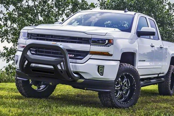 GEM Tubes Octa Series Bull Bar; Black (07-18 Silverado 1500)