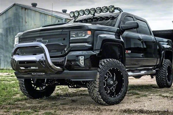 GEM Tubes Octa Series Bull Bar; Polished (07-18 Silverado 1500)