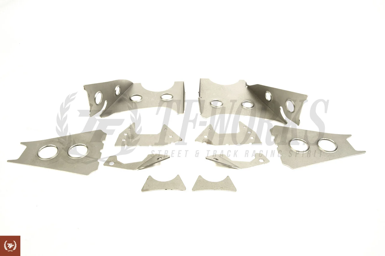 GKtech V2 S14 240SX /S15 SILVIA/R33/R34 Skyline Subframe Weld In Reinforcement Plates