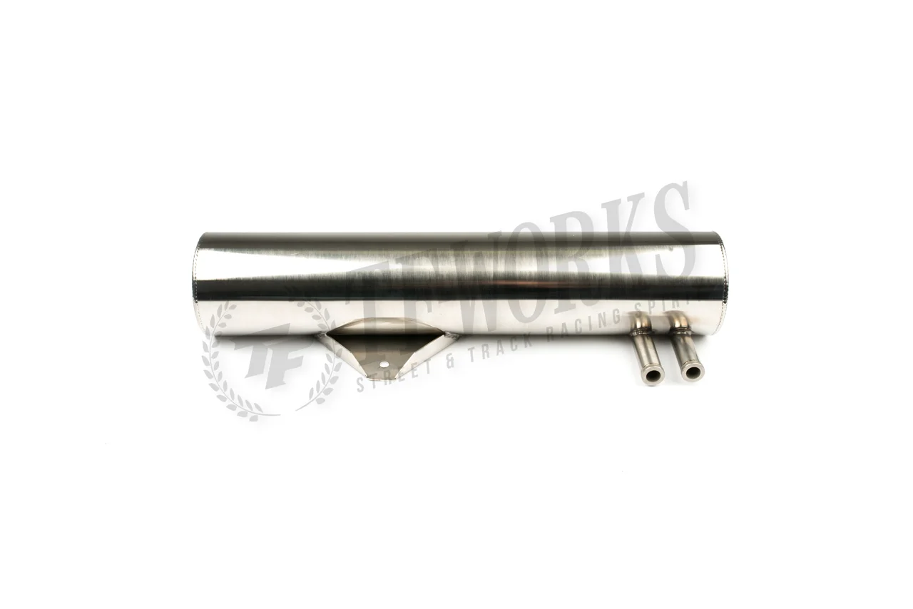 GKTECH - S14/S15 OVER THE RADIATOR OIL CATCH CAN - BLACK/POLISHED