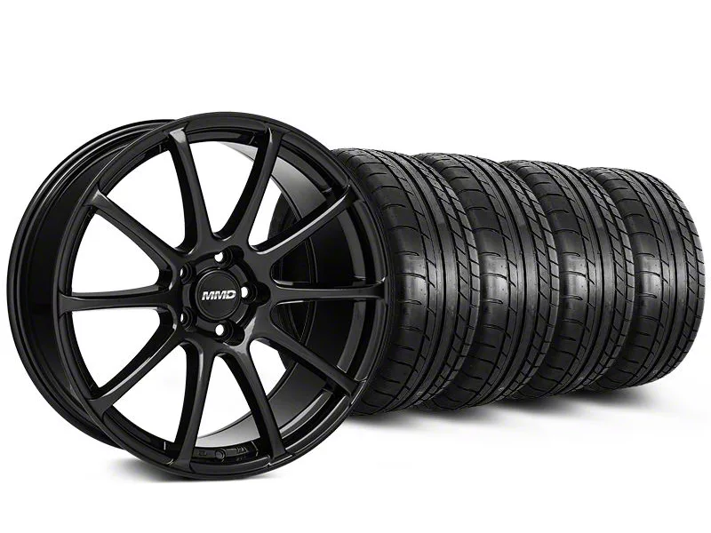 20x8.5 MMD Axim Wheel & Mickey Thompson Street Comp Tire Package (05-14 Mustang)