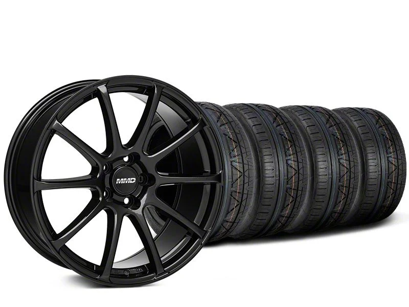 20x8.5 MMD Axim Wheel & NITTO High Performance INVO Tire Package (15-23 Mustang GT, EcoBoost, V6)