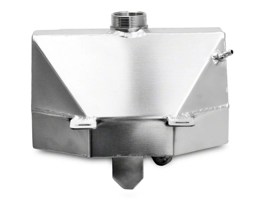 Granatelli Motor Sports Coolant Expansion Tank with Built-In Reservoir; Satin (15-23 Mustang)