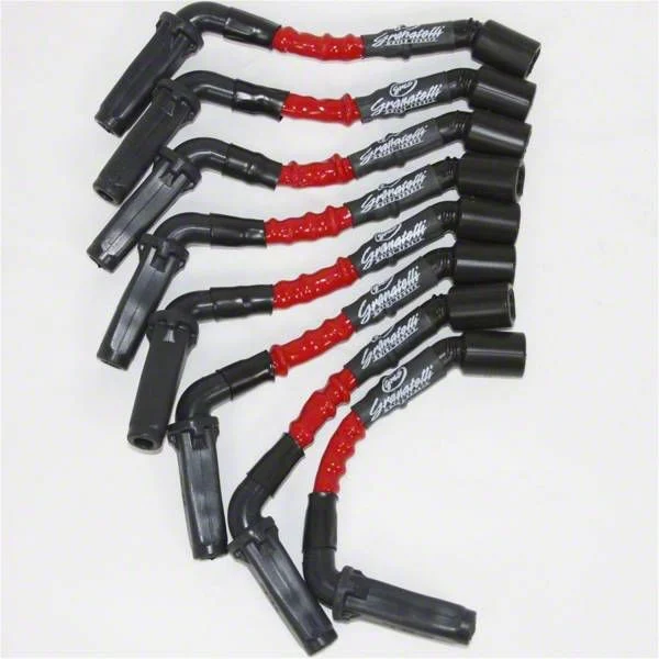 Granatelli Motor Sports High Performance Spark Plug Wires; High Temp Red (10-15 V8 Camaro)