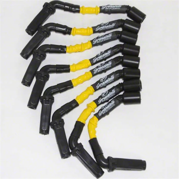 Granatelli Motor Sports High Performance Spark Plug Wires; High Temp Yellow (10-15 V8 Camaro)