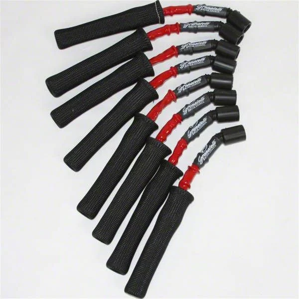 Granatelli Motor Sports High Performance Spark Plug Wires; High Temp Red and Black (05-13 Corvette C6)