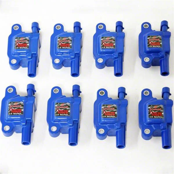 Granatelli Motor Sports Xtreme Power LS Series Coil Packs; Blue (14-26 Corvette C7 & C8)