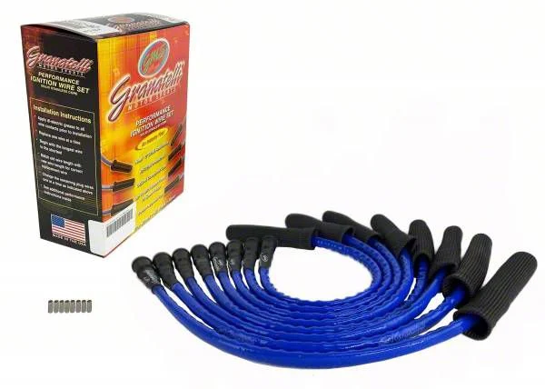 Granatelli Motor Sports Ignition Wires and Coil Pack Internals; Blue (10-14 6.2L F-150)