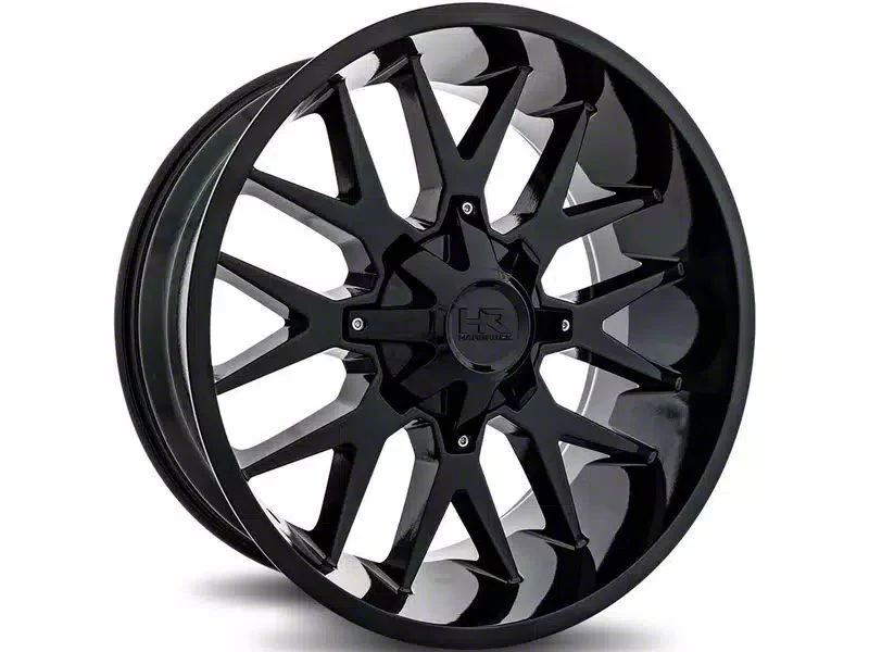 Hardrock Offroad Affliction Gloss Black 6-Lug Wheel; 20x10; -19mm Offset (07-14 Yukon)