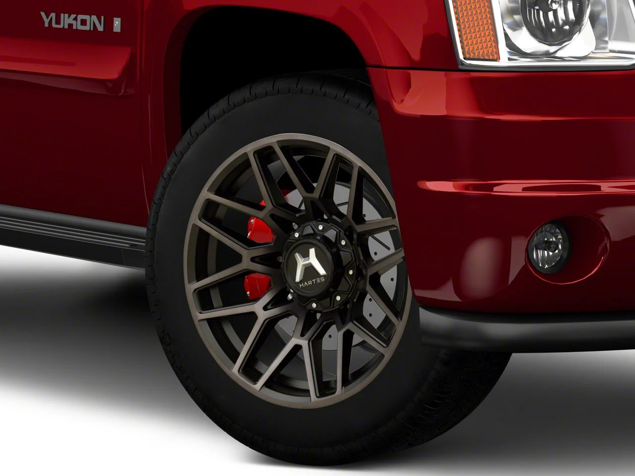 Hartes Metal Crossbow Gloss Black Machined with Satin Dark Tint 6-Lug Wheel; 20x10; -18mm Offset (07-14 Yukon)