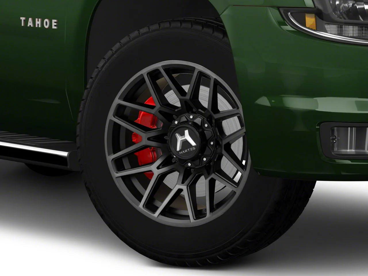 Hartes Metal Crossbow Gloss Black Machined with Satin Dark Tint 6-Lug Wheel; 20x10; -18mm Offset (15-20 Tahoe)